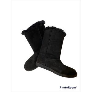 Womens Size 7.5 Black Winter Boots So Junebug